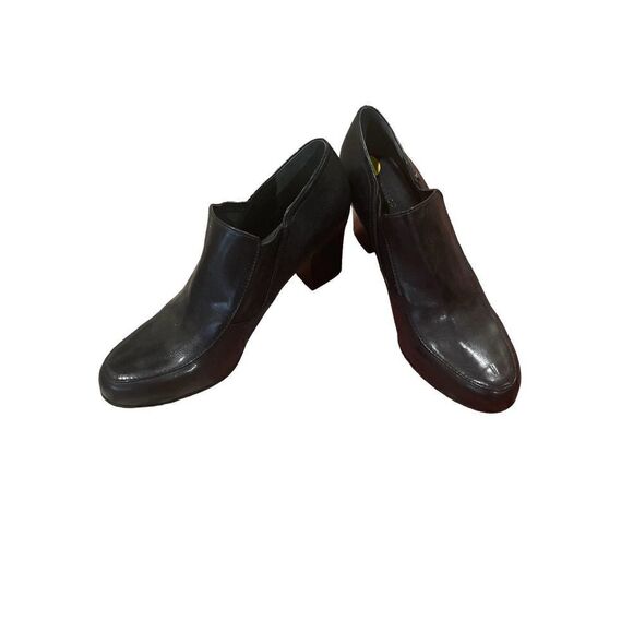 Franco Sarto Black Renada Block Heel Round Toe Size 9 - Picture 12 of 12